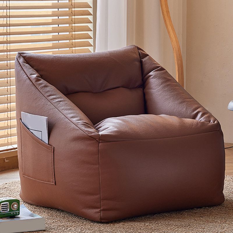 31.49" W x 27.55" D x 27.55" H Bonded Leather Accent Room Chair with Tight Back Clearhalo 'Accent Chairs' 'accent_chairs' 'Chairs & Seating' 'furn' 'furn_accent_chairs' 'Furniture' 'Living Room Furniture' 1200x1200_ee44c95e-6e65-4e6e-bfa4-d05d589544c7