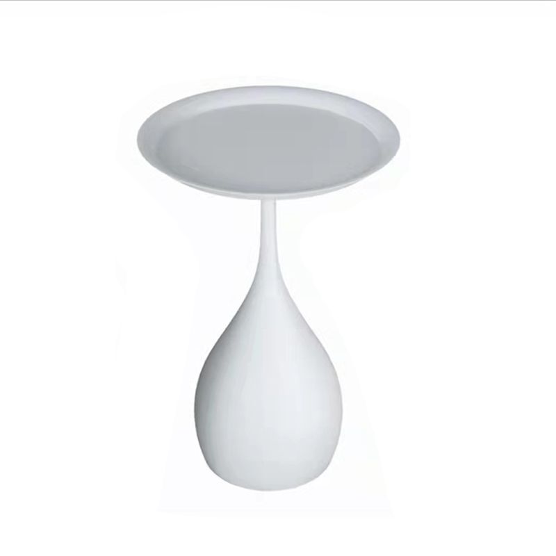 Tavolo laterale della metà del secolo Metal Piedistale Top Living Room Table