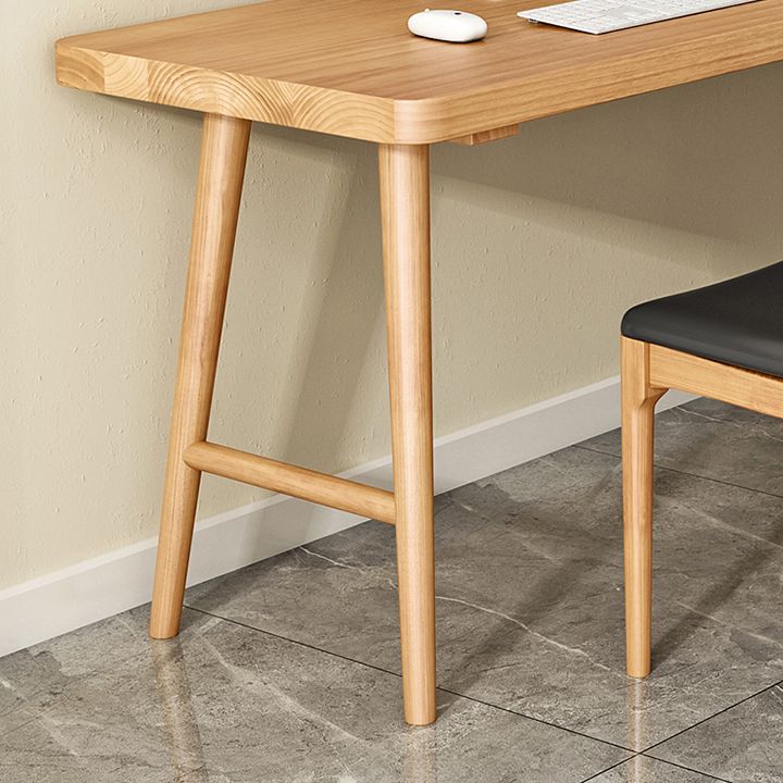 Modern Style Wooden Office Desk H-Shape Base Writing Desk for Home Clearhalo 'furn' 'furn_office_desk' 'Furniture' 'furniture_office_desk' 'Office Desks' 'Office Furniture' 'office_desk' 1200x1200_ee48fd9c-e973-428b-b03d-ed75f203fa87