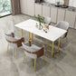 Nordic 1/4/5 Pieces Dining Set Sintered Stone Top Dining Table with Leather Chairs Clearhalo 'Dining Room Sets' 'Dining Tables & Seating' 'dining_room_set' 'furn' 'furn_dining_room_set' 'Furniture' 'furniture_dining_room_set' 'Kitchen & Dining Furniture' 'kitchen&dining_furn' 'kitchen' 1200x1200_ee4c1f3a-906f-4ef4-9d0c-6712408b115b