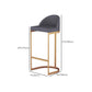 Glam Style Rectangle Bar Table 1/2/3 Pieces Stone Bar Table Set for Kitchen
