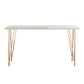 Glam Bar-height Table with Metal Base 41.3-inch Height Table Top Bar Table for Patio Clearhalo 'Bar Furniture' 'Bar Tables' 'bar_tables' 'furn' 'furn_bar_tables' 'Furniture' 'Kitchen & Dining Furniture' 1200x1200_ee502f88-9c78-4729-a11c-cb07d1a9bd34