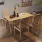 Modern 1/2/3/5/9 Pieces Dining Set Wood Dining Furniture Set in Natural Clearhalo 'Dining Room Sets' 'Dining Tables & Seating' 'dining_room_set' 'furn' 'furn_dining_room_set' 'Furniture' 'Kitchen & Dining Furniture' 1200x1200_ee539c3f-f9b0-4682-93df-2146b204b486