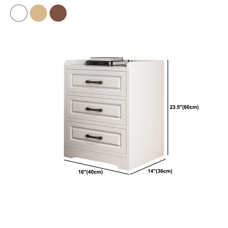 Holz Akzenttisch Nachttisch mit Schubladen Nachttisch mit Beinen