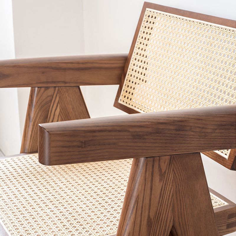 Solid Wood Open Back Contemporary Dining Accent Chair for Home Clearhalo 'Dining Chairs' 'Dining Tables & Seating' 'dining_chair' 'furn' 'furn_dining_chair' 'Furniture' 'Kitchen & Dining Furniture' 1200x1200_ee572917-5851-419e-be73-9a3ee5ef9ae3