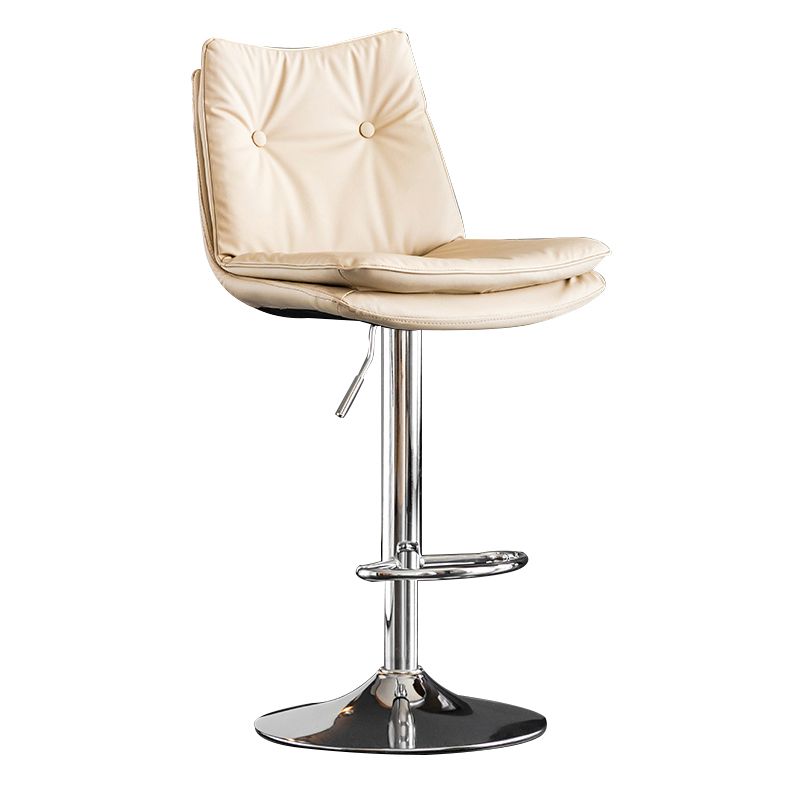 Contemporary Swivel Adjustable Height Barstool Indoor Bar Stool with Low Back Clearhalo 'Bar Furniture' 'Bar Stools' 'bar_stools' 'furn' 'furn_bar_stools' 'furniture_bar_stools' 'Kitchen & Dining Furniture' 'kitchen&dining_furn' 'kitchen' 'kitchen_furn' Furniture' 1200x1200_ee57d98d-6d26-4876-a2d2-5e6cc6866224