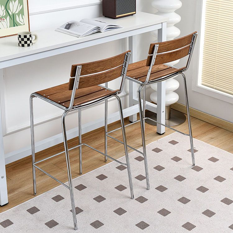 Contemporary Living Room Bar Stools Metal Stackable Counter Stool Clearhalo 'Bar Furniture' 'Bar Stools' 'bar_stools' 'furn' 'furn_bar_stools' 'Furniture' 'Kitchen & Dining Furniture' 1200x1200_ee5983c3-9133-423e-8977-5444430847a2