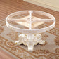 Solid Wood Victorian Round Dining Table Faux Marble Top Table with Pedestal Clearhalo 'Dining Tables & Seating' 'Dining Tables' 'dining_table' 'furn' 'furn_dining_table' 'Furniture' 'furniture_dining_table' 'Kitchen & Dining Furniture' 'kitchen' 'kitchen_dining_table' 1200x1200_ee5a5d28-2992-4734-ba78-eb082c9d7b24