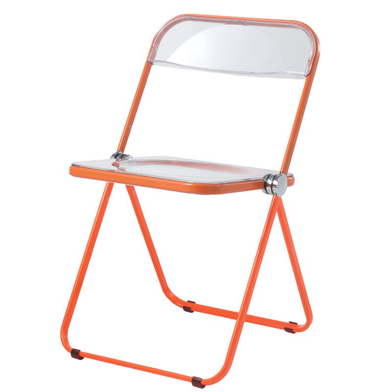 Contemporary Metal Dining Room Chair Folding Armless Side Chair for Restaurant Use Clearhalo ' kitchen&dining_furn' 'Dining Chairs' 'Dining Tables & Seating' 'dining_chair' 'furn' 'furn_dining_chair' 'Furniture' 'furniture_dining_chair' 'Kitchen & Dining Furniture' 'kitchen' 1200x1200_ee5d808d-de21-4b03-a94d-6a69f4063eb0