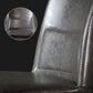 Scandinavian Style Leather Dining Chairs Solid Back Chair and 4 Black Finish Legs for Home Clearhalo ' kitchen&dining_furn' 'Dining Chairs' 'Dining Tables & Seating' 'dining_chair' 'furn' 'furn_dining_chair' 'Furniture' 'furniture_dining_chair' 'Kitchen & Dining Furniture' 'kitchen' 1200x1200_ee5d9b83-c46f-40bf-bd99-b78caf6d26c2