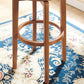 Modern Style Bar Stool Solid Wood Backrest Bar Stools with Swivel