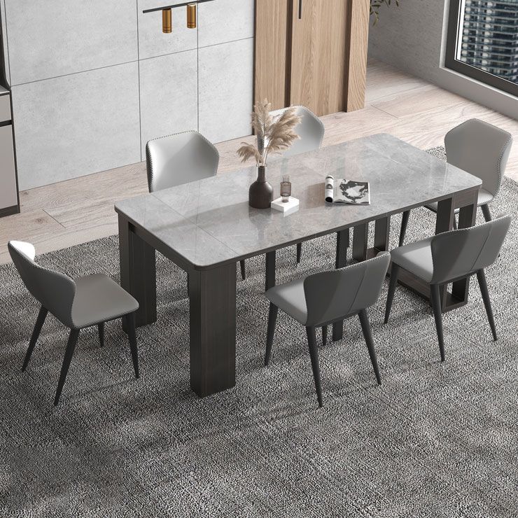 70'' Foldable Sintered Stone Top Dining Table Modern Rectangle Table with 5 Legs Clearhalo ' dining_table' 'Dining Tables & Seating' 'Dining Tables' 'furn' 'furn_dining_table' 'Furniture' 'furniture_dining_table' 'Kitchen & Dining Furniture' 'kitchen&dining_furn' 'kitchen' 'kitchen_dining_table' 1200x1200_ee5eb47f-deca-4cd6-8ef3-ecb0ecc329d9