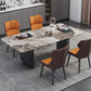 Sintered Stone Top Dining Table Rectangle Table with Metal Double Pedestal Clearhalo ' dining_table' 'Dining Tables & Seating' 'Dining Tables' 'furn' 'furn_dining_table' 'Furniture' 'furniture_dining_table' 'Kitchen & Dining Furniture' 'kitchen&dining_furn' 'kitchen' 'kitchen_dining_table' 1200x1200_ee5edc88-2f19-4120-9f7a-724bbc323163