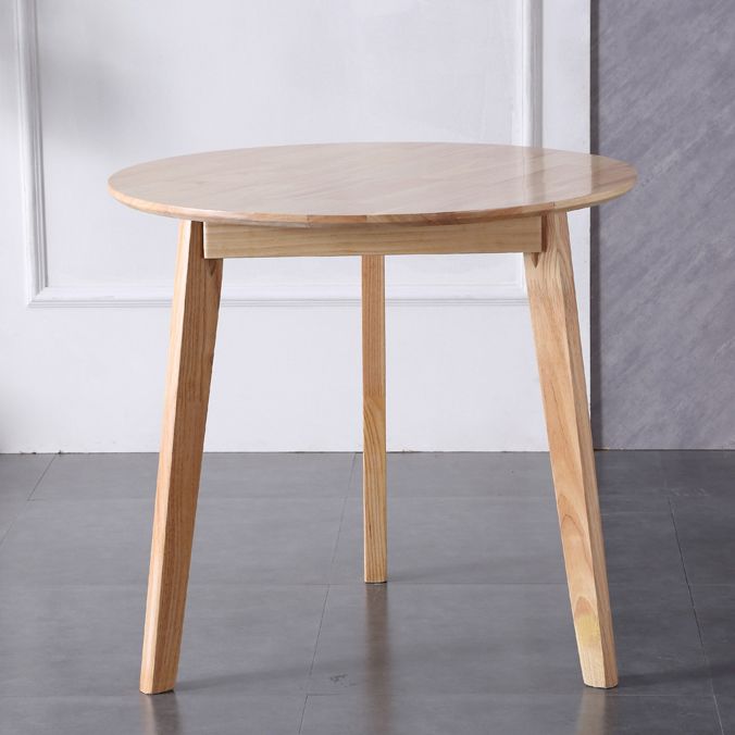 Modern Style Kitchen Dinette Set Solid Wood Top Dining Furniture Set with 3 Legs Base Clearhalo 'Dining Room Sets' 'Dining Tables & Seating' 'dining_room_set' 'furn' 'furn_dining_room_set' 'Furniture' 'furniture_dining_room_set' 'Kitchen & Dining Furniture' 'kitchen&dining_furn' 'kitchen' 1200x1200_ee5fd532-e288-4aef-9c87-55ca372dc385