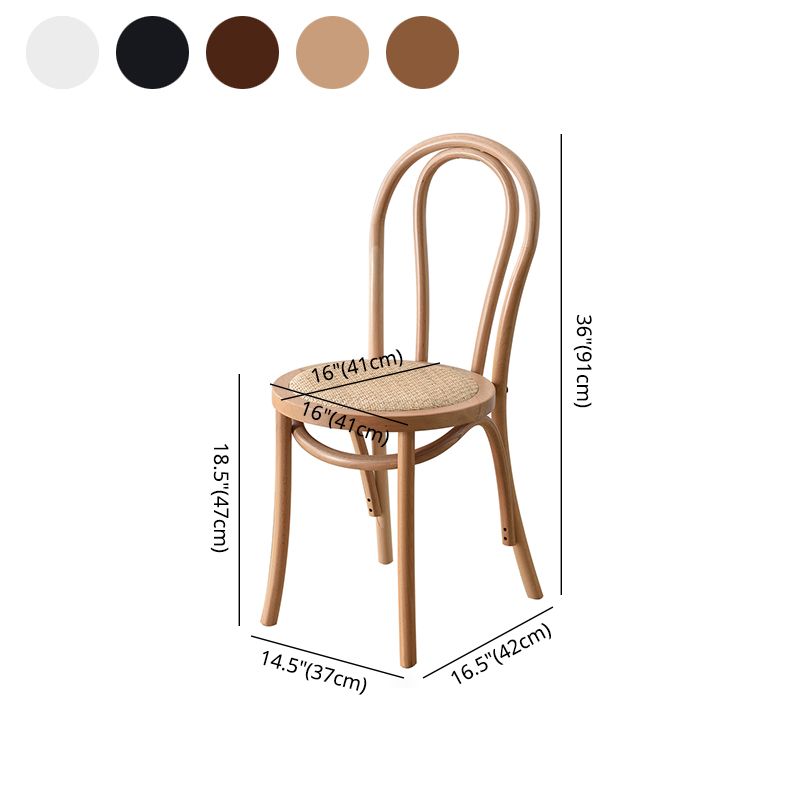 Traditional Wood Dining Chair Windsor Back Side Armless Chair for Home Use Clearhalo ' kitchen&dining_furn' 'Dining Chairs' 'Dining Tables & Seating' 'dining_chair' 'furn' 'furn_dining_chair' 'Furniture' 'furniture_dining_chair' 'Kitchen & Dining Furniture' 'kitchen' 1200x1200_ee60a772-6caf-4186-80ef-5c4541289f19