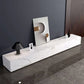 Contemporary TV Stand Console White Stone Media Console with Drawers Clearhalo 'furn' 'furn_tv_stands_entertainment_centers' 'Furniture' 'Living Room Furniture' 'TV Stands & Entertainment Centers' 'TV Stands & Media Storage Furniture' 'tv_stands_entertainment_centers' 1200x1200_ee610305-4536-42bf-a64d-8713d8f320b1