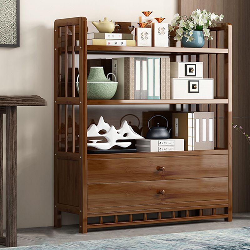 Mid-Century Modern Brown Accent Chest Wood Rectangle Accent Chest with Shelves Clearhalo 'Cabinets & Chests' 'cabinets_chests' 'furn' 'furn_cabinets_chests' 'Furniture' 'Living Room Furniture' 1200x1200_ee6259b8-5fda-4477-ae3a-0a6c344725ab