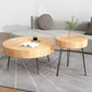Contemporary Cocktail Table Round Solid Wood Coffee Cocktail Table Clearhalo 'Coffee & Accent Tables' 'Coffee Tables' 'coffee_tables' 'furn' 'furn_coffee_tables' 'Furniture' 'Living Room Furniture' 1200x1200_ee6493be-ac0d-411c-b603-120150fc9f2d