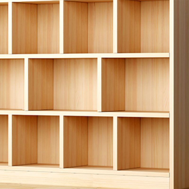 Closed Back Standard Bookshelf Wooden Contemporary Bookcase with Shelves Clearhalo 'Bookcases' 'furn' 'furn_bookcases' 'Furniture' 'Office Furniture' 1200x1200_ee657c1b-0e51-4337-9dce-324348514ad9