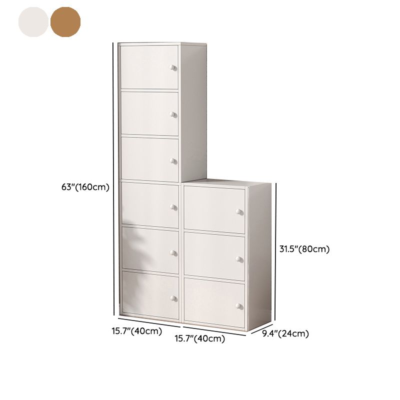 Modern Wooden Accent Cabinet Rectangle Storage Cabinet with Drawer Clearhalo 'Cabinets & Chests' 'cabinets_chests' 'furn' 'furn_cabinets_chests' 'Furniture' 'Living Room Furniture' 1200x1200_ee659074-8e2e-45bd-b2a8-5539c11284a8