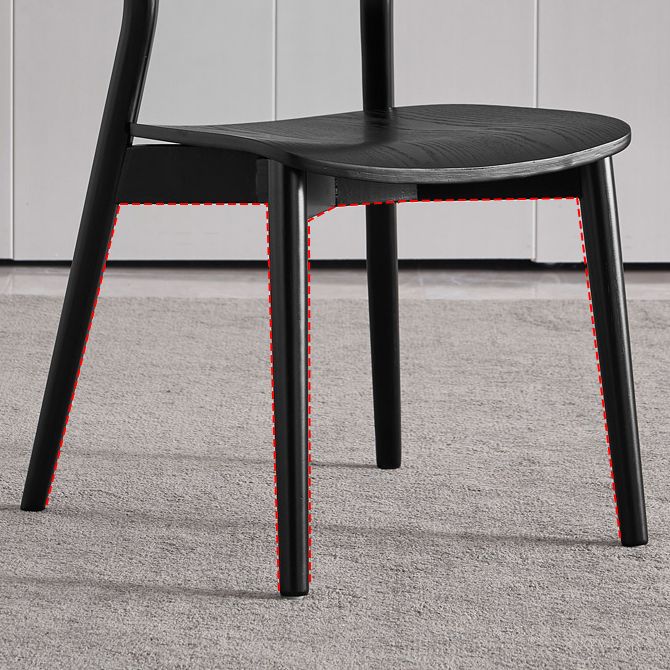 Wood Contemporary Side Dining Chairs with 4 Legs Dining Room Armless Chairs Clearhalo ' kitchen&dining_furn' 'Dining Chairs' 'Dining Tables & Seating' 'dining_chair' 'furn' 'furn_dining_chair' 'Furniture' 'furniture_dining_chair' 'Kitchen & Dining Furniture' 'kitchen' 1200x1200_ee675fd8-2bc6-43b2-9d59-1d81b08f1bd7