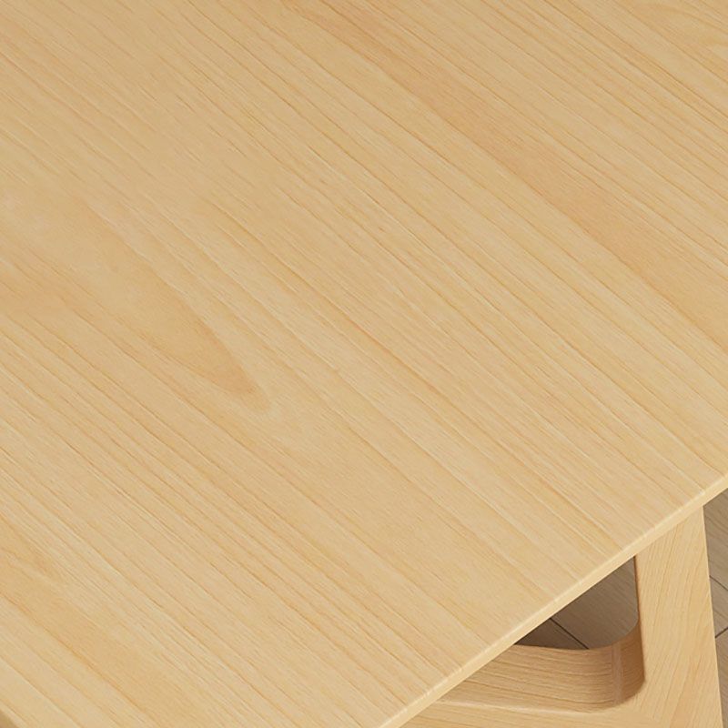 Solid Wood Top Dining Table Traditional Luxury Table with Pine Wood Sled Base Clearhalo 'Dining Tables & Seating' 'Dining Tables' 'dining_table' 'furn' 'furn_dining_table' 'Furniture' 'furniture_dining_table' 'Kitchen & Dining Furniture' 'kitchen' 'kitchen_dining_table' 1200x1200_ee685e74-63e0-40cf-b1c0-302edb9a2f47
