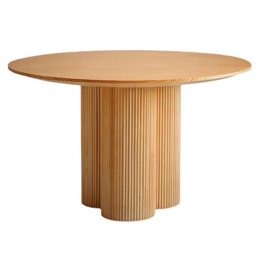 Modern Wood Table Set of 5/7 with Round Table Dining Set with Cross Back Chairs Clearhalo 'Dining Room Sets' 'Dining Tables & Seating' 'dining_room_set' 'furn' 'furn_dining_room_set' 'Furniture' 'furniture_dining_room_set' 'Kitchen & Dining Furniture' 'kitchen&dining_furn' 'kitchen' 1200x1200_ee6a8368-5f40-4bff-be14-4adbefef2835