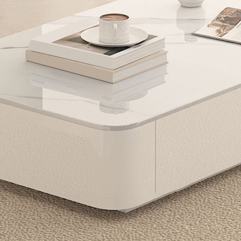 Table basse rectangulaire Block Table basse simple moderne avec tiroirs