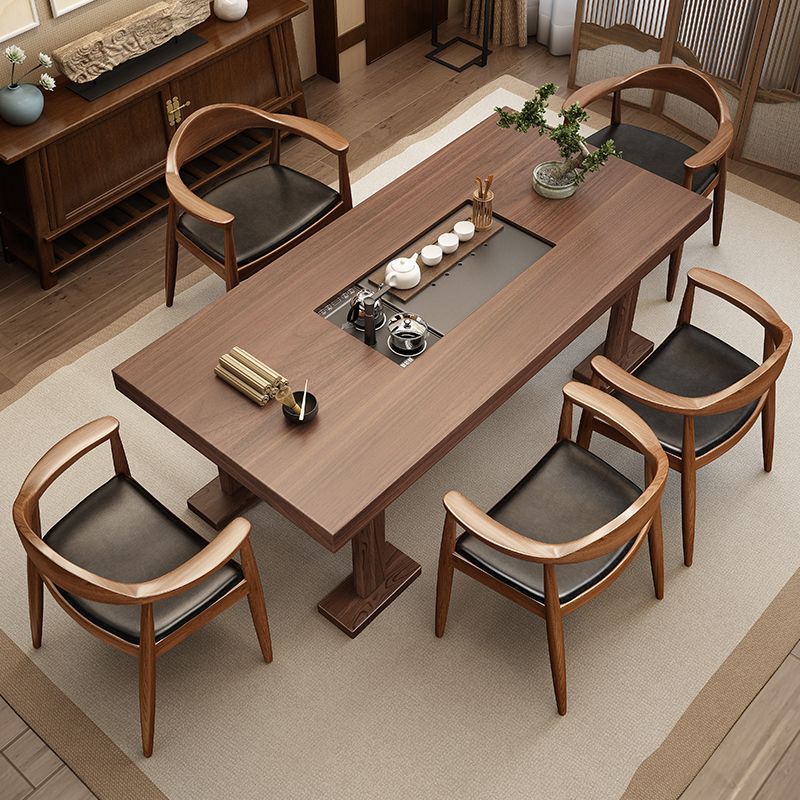 Traditional Style Ash Wood Chair Open Back Arm Kitchen Dining Chairs Set Clearhalo ' kitchen&dining_furn' 'Dining Chairs' 'Dining Tables & Seating' 'dining_chair' 'furn' 'furn_dining_chair' 'Furniture' 'furniture_dining_chair' 'Kitchen & Dining Furniture' 'kitchen' 1200x1200_ee6c2c55-a6fc-4f71-a7a1-4332edf0e63d