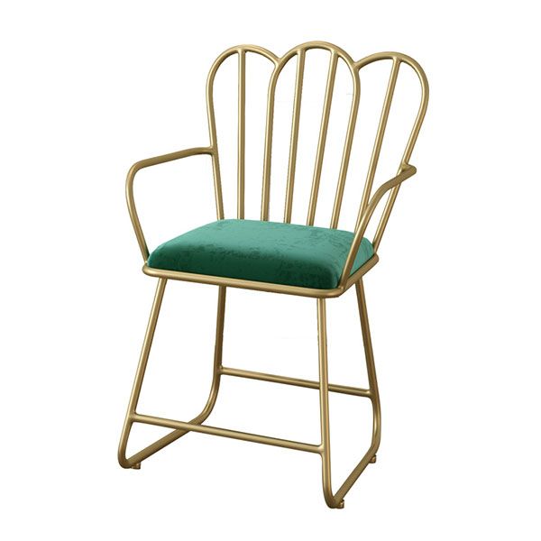 Glam Velvet Dining Room Chair Metal Dining Side Arm Chair for Restaurant Use Clearhalo ' kitchen&dining_furn' 'Dining Chairs' 'Dining Tables & Seating' 'dining_chair' 'furn' 'furn_dining_chair' 'Furniture' 'furniture_dining_chair' 'Kitchen & Dining Furniture' 'kitchen' 1200x1200_ee6c5dfd-2dc7-4e6b-863e-65b49285c94a