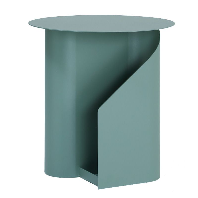 Modern Round Pedestal Coffee Table for Living Room in Pink with Storage Clearhalo 'Coffee & Accent Tables' 'Coffee Tables' 'coffee_tables' 'furn' 'furn_coffee_tables' 'Furniture' 'furniture_coffee_tables' 'Living Room Furniture' 1200x1200_ee70fcd4-dadb-4b8e-b1d3-91e1eadedd12