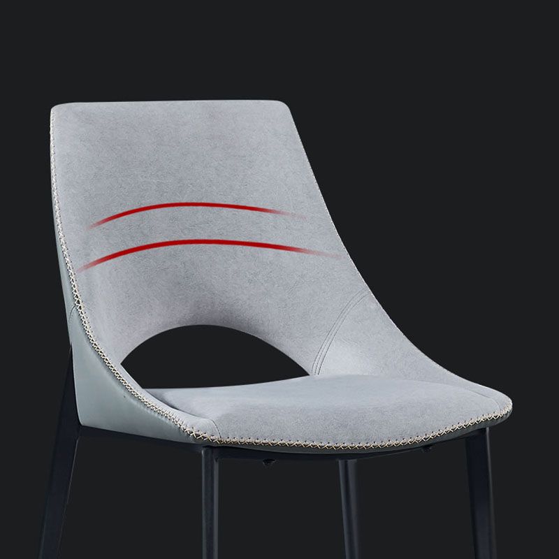 Modern Style Open Back Dining Side Chair Upholstered Armless Dining Chairs Clearhalo ' kitchen&dining_furn' 'Dining Chairs' 'Dining Tables & Seating' 'dining_chair' 'furn' 'furn_dining_chair' 'Furniture' 'furniture_dining_chair' 'Kitchen & Dining Furniture' 'kitchen' 1200x1200_ee71d8f1-2817-4dd6-81b3-8f45ac05af26