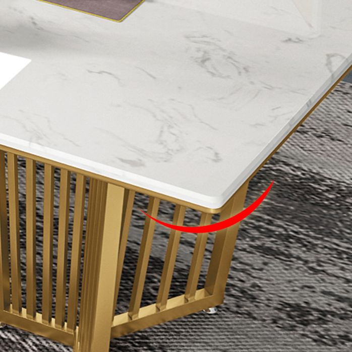 Contemporary Dining Table Set with Sintered Stone Dining Table and Upholstered Chairs Clearhalo 'Dining Room Sets' 'Dining Tables & Seating' 'dining_room_set' 'furn' 'furn_dining_room_set' 'Furniture' 'furniture_dining_room_set' 'Kitchen & Dining Furniture' 'kitchen&dining_furn' 'kitchen' 1200x1200_ee721401-79a1-401a-b7f0-b1c4cae8dccb