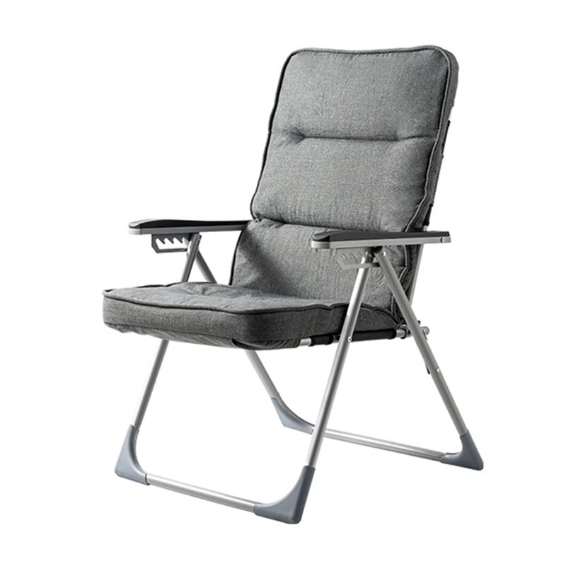Contemporary Metal Indoor Ergonimic Recliner Position Lock Standard Linen Blend Clearhalo 'Chairs & Seating' 'furn' 'furn_recliners' 'Furniture' 'Living Room Furniture' 'Recliners' 1200x1200_ee73af9f-886c-4814-ba8d-6d1f0de33e2d