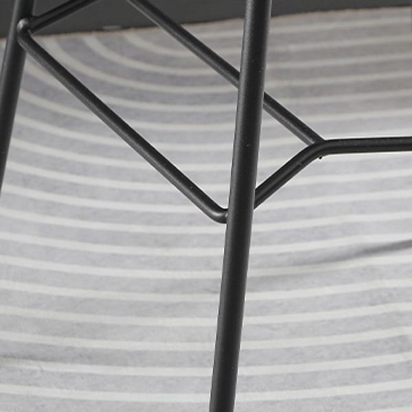 Contemporary Matte Finish Footrest Barstool Leather Home Stool Clearhalo 'Bar Furniture' 'Bar Stools' 'bar_stools' 'Furniture' 'furniture_bar_stools' 'Kitchen & Dining Furniture' 1200x1200_ee7609c1-11f3-4200-a53a-eebaddea3d8e