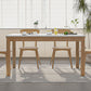 Juego de mesa de comedor con tapa de piedra y sillas de madera, juego de comedor de 1/2/5 piezas para el hogar