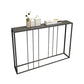 29.53 "Mesa de consola de hierro de acento moderno de 29.53" con 1 estante