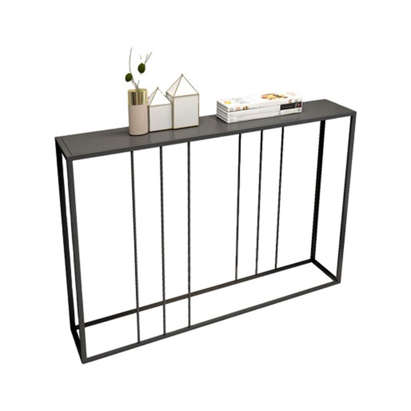 29.53 "Mesa de consola de hierro de acento moderno de 29.53" con 1 estante