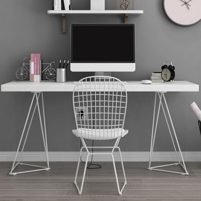 Contemporary Rectangular Writing Desk Pine Solid Wood Office Desk Clearhalo 'Furniture' 'furniture_office_desk' 'Office Desks' 'Office Furniture' 'office_desk' 1200x1200_ee7a13b5-f6d1-4c87-b0dc-ea193673165a