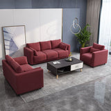 Loose Back Linen Square Arm Sofa with Slipcovered for Living Room and Apartment Clearhalo 'furn' 'furn_sofas' 'Furniture' 'furniture_sofas' 'kitchen' 'kitchen_sofas' 'Living Room Furniture' 'Sofa' 'sofas' 1200x1200_ee7b7157-b584-4f77-9f77-84fa44c08631