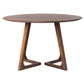 Contemporary Wood Dining Table Double Pedestal Dining Table for Dining Room