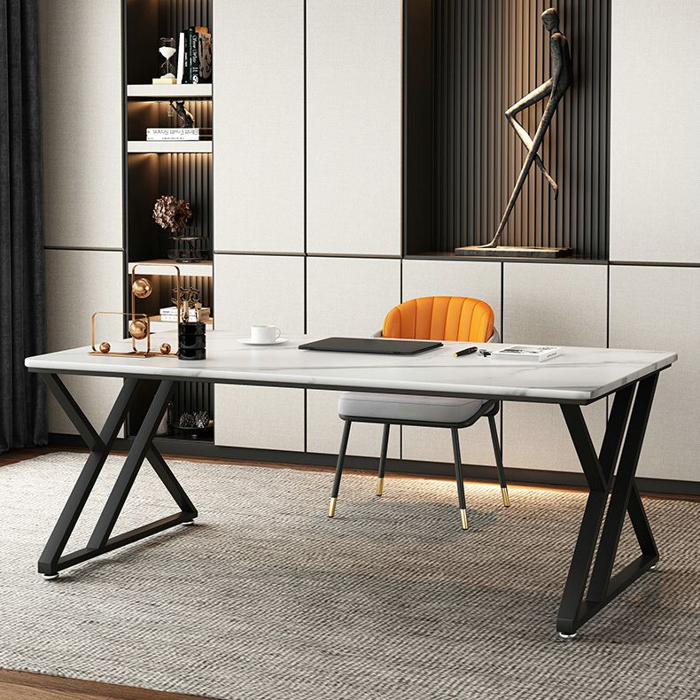 29.53 "H escritorio de oficina contemporáneo Acabado antiguo escritorio de computadora