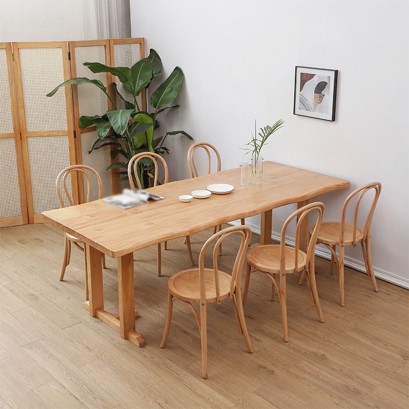 Modern 1/2/5/7 Pieces Dining Set Solid Wood Dining Furniture Set /Separate Items Clearhalo 'Dining Room Sets' 'Dining Tables & Seating' 'dining_room_set' 'furn' 'furn_dining_room_set' 'Furniture' 'furniture_dining_room_set' 'Kitchen & Dining Furniture' 'kitchen&dining_furn' 'kitchen' 1200x1200_ee7cdae8-1e61-4828-8f2f-3401418c092e