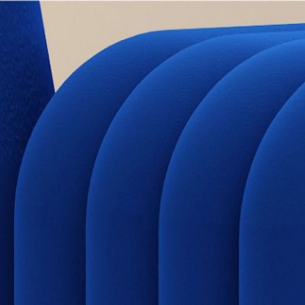 Moderner Essstuhl Samt offener Nebenstuhl für Esszimmer