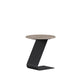 Mesa de centro minimalista de pizarra, juegos de mesa de centro redondos para sala de estar