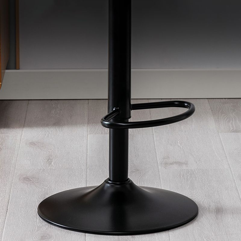 Modern Home Adjustable Height Stool Matte Finish Upholstered Bar Stools Clearhalo 'Bar Furniture' 'Bar Stools' 'bar_stools' 'furn' 'furn_bar_stools' 'Furniture' 'furniture_bar_stools' 'Kitchen & Dining Furniture' 1200x1200_ee8a4a4a-42a0-45df-9baf-8eed3c0e1e0d