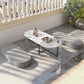 Round Marble Top Coffee Table Glam 4 Legs Coffee Cocktail Table Clearhalo 'Coffee & Accent Tables' 'Coffee Tables' 'coffee_tables' 'furn' 'furn_coffee_tables' 'Furniture' 'Living Room Furniture' 1200x1200_ee8a4cfc-6ce9-492d-88df-9666702c1e11