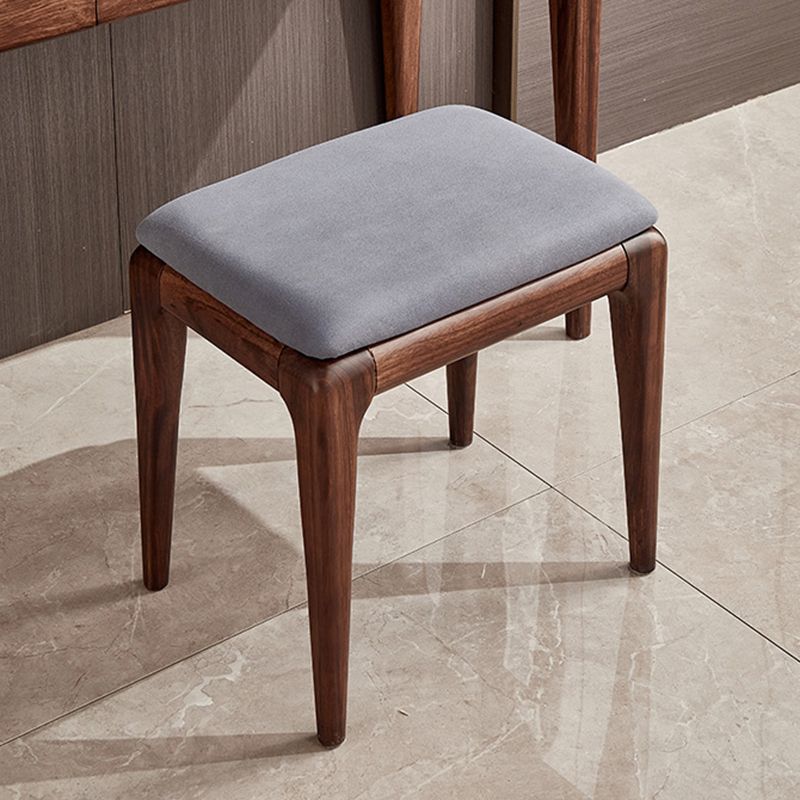 2 Drawer & Jewelry Vanity Desk Brown Wood Makeup Vanity Desk Clearhalo 'Bedroom Furniture' 'furn' 'furn_makeup_vanities' 'Furniture' 'Makeup Vanities' 'makeup_vanities' 1200x1200_ee8ce25a-4019-4f3e-8fe3-c44d44e46ddf