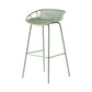 Industrial Metal Stool Metal Low Back Counter Stool in Matte Finish for Kitchen Clearhalo 'Bar Furniture' 'Bar Stools' 'bar_stools' 'furn' 'furn_bar_stools' 'Furniture' 'Kitchen & Dining Furniture' 1200x1200_ee8e5f9d-c464-4fea-aab0-4e06779e00d0