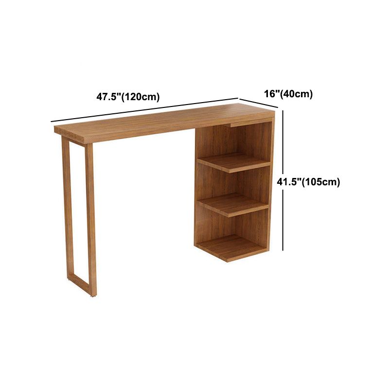 Mesa de bar contemporánea de 1/2/3 piezas, juego de mesa rectangular de madera para cocina